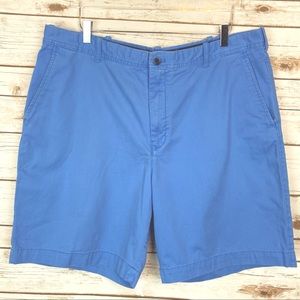 Mens IZOD Sz 40 Flat Front Cotton Shorts